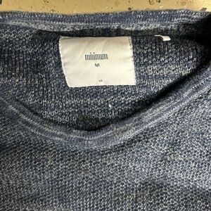 Minimum crewneck long sleeve pullover XL GRAY